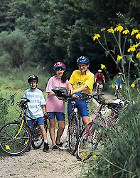 Idyllische Fahrt auf dem Donau-Ilz-Radweg im Bayerischen Wald